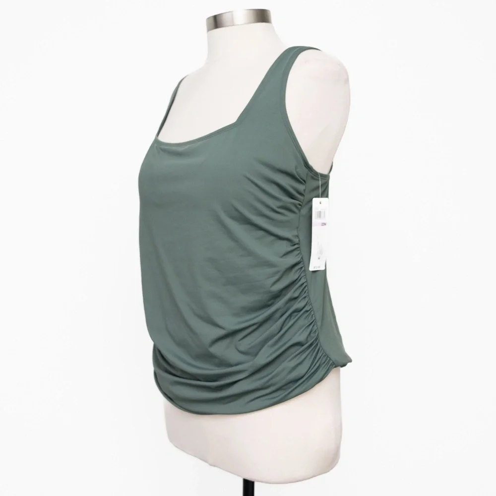 Anne Cole‎ Swim. Square Neck Tankini Top.